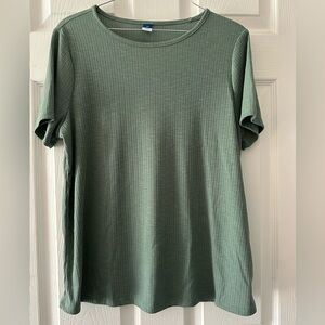Old Navy Olive Relaxed Fit Blouse